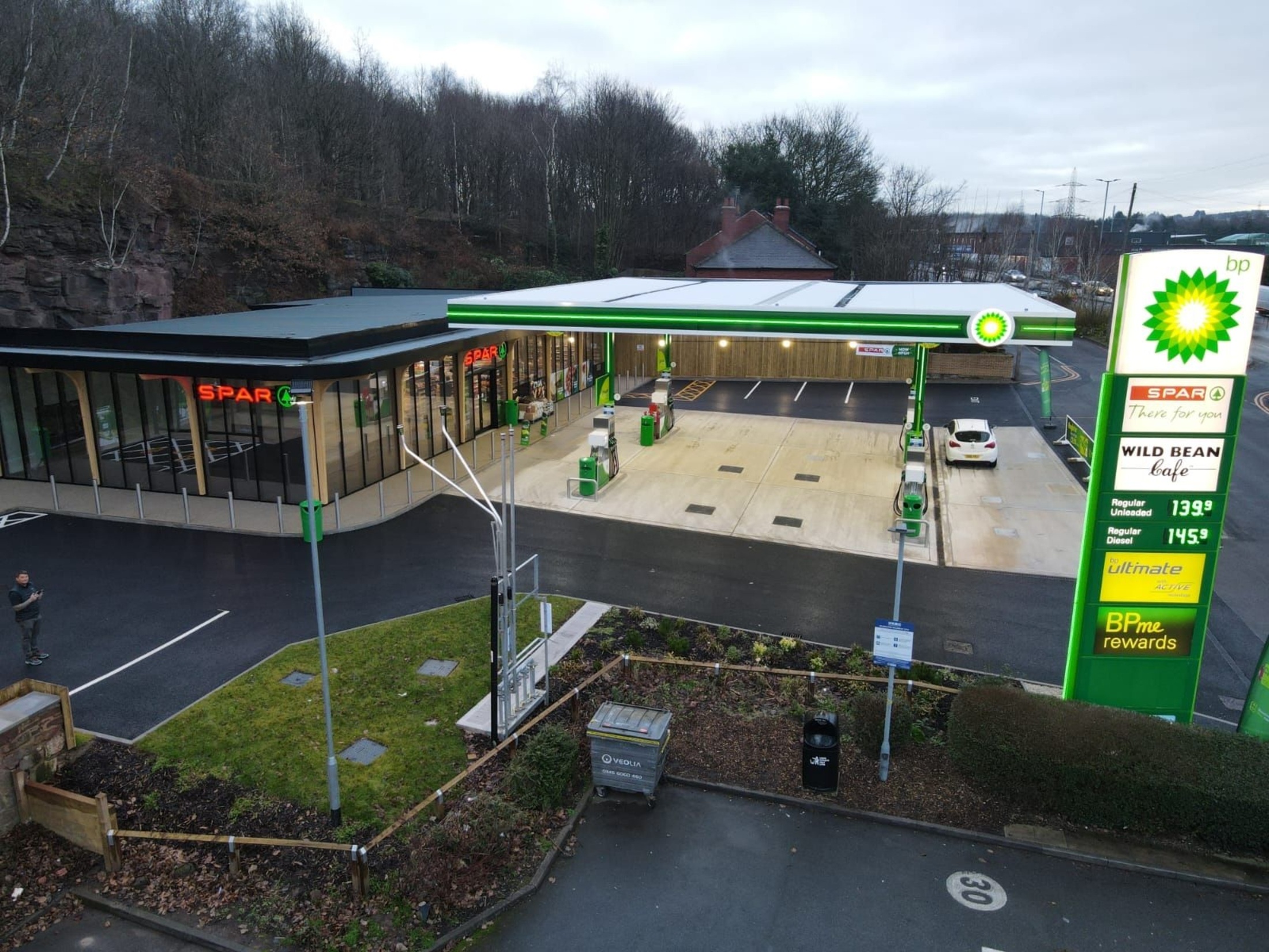 Platinum Retail Canklow Service Station – new-to-industry forecourt development with complete interior delivery by The Jordon Group